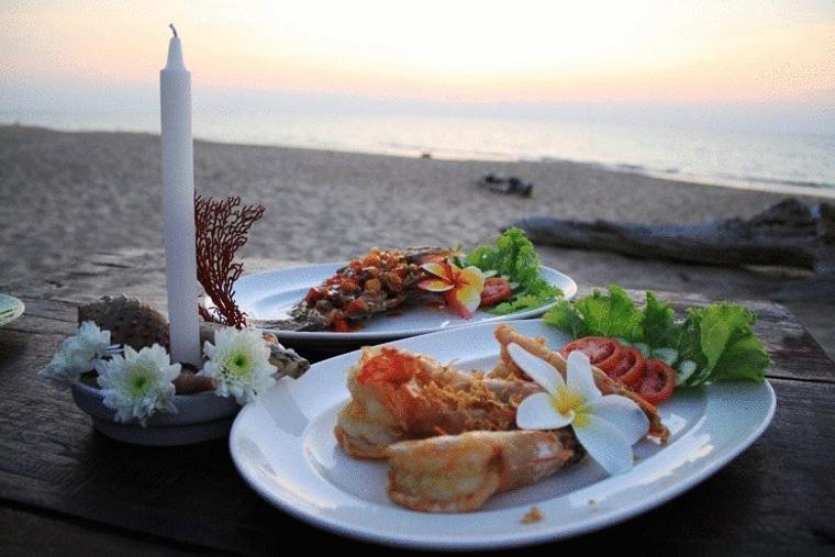 หาปลา บีช คอทเทจ Hotel Koh Kho Khao Island ภายนอก รูปภาพ